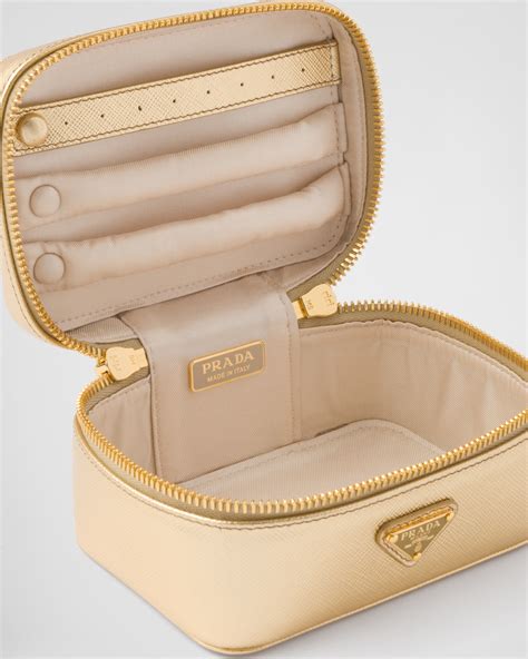 beauty case da viaggio prada|Platinum Saffiano Leather Beauty Case .